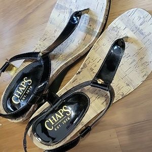 Chaps wedge sandles